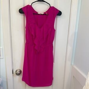 Rebecca Taylor Elegant Pink Sleeveless Dress